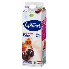 Optimel drink aardbei-kers